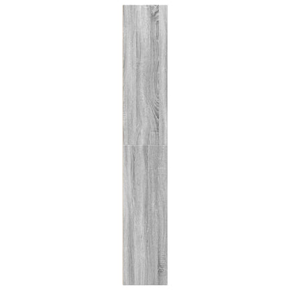 vidaXL Bücherregal Grau Sonoma 40x30x189 cm Holzwerkstoff