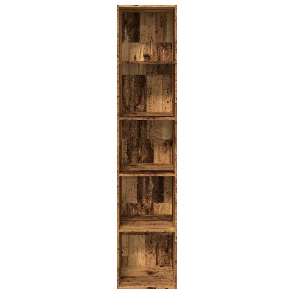 vidaXL Bücherregal Altholz-Optik 40x30x189 cm Holzwerkstoff