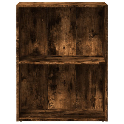 vidaXL Bücherregal Räuchereiche 60x30x77 cm Holzwerkstoff