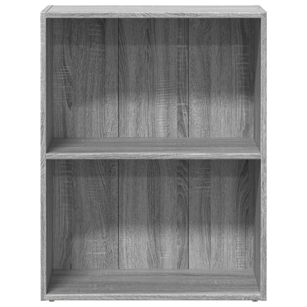 vidaXL Bibliothèque gris Sonoma 60x30x77 cm bois d'ingénierie