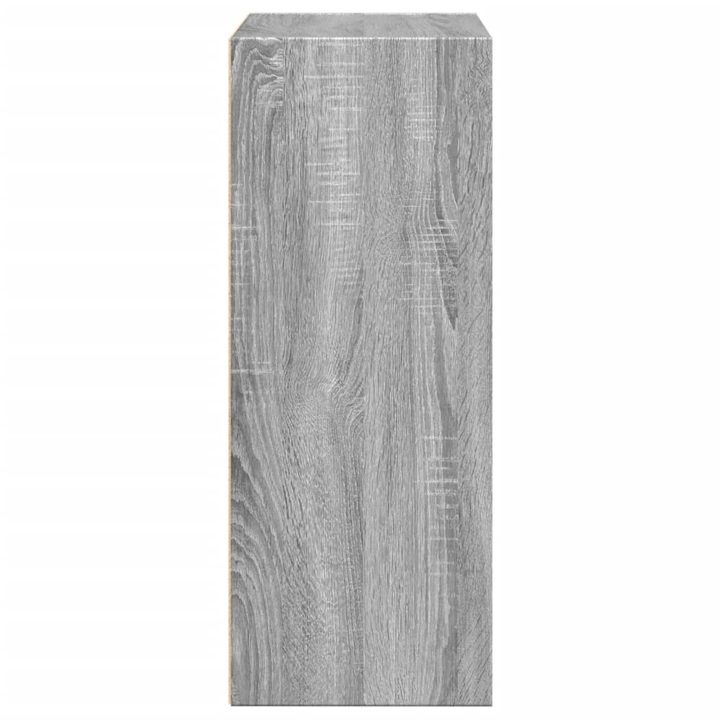 vidaXL Bibliothèque gris Sonoma 60x30x77 cm bois d'ingénierie