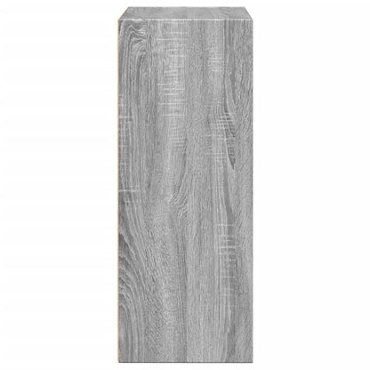 vidaXL Bibliothèque gris Sonoma 60x30x77 cm bois d'ingénierie