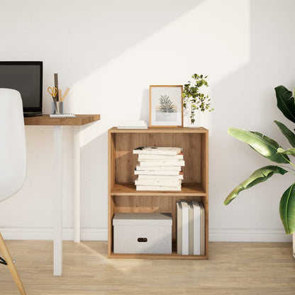vidaXL Bücherregal Artisan-Eiche 60x30x77 cm Holzwerkstoff