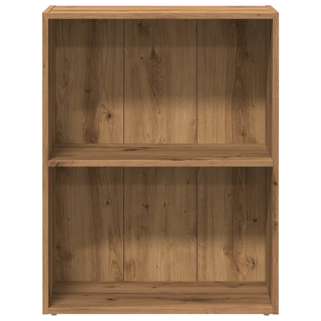 vidaXL Bücherregal Artisan-Eiche 60x30x77 cm Holzwerkstoff