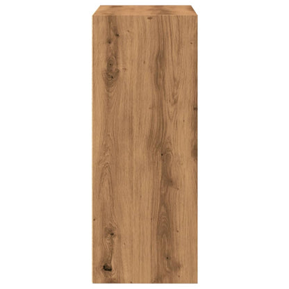 vidaXL Bücherregal Artisan-Eiche 60x30x77 cm Holzwerkstoff