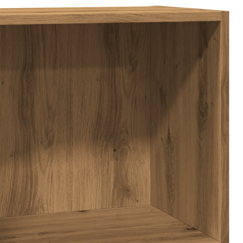 vidaXL Bücherregal Artisan-Eiche 60x30x77 cm Holzwerkstoff