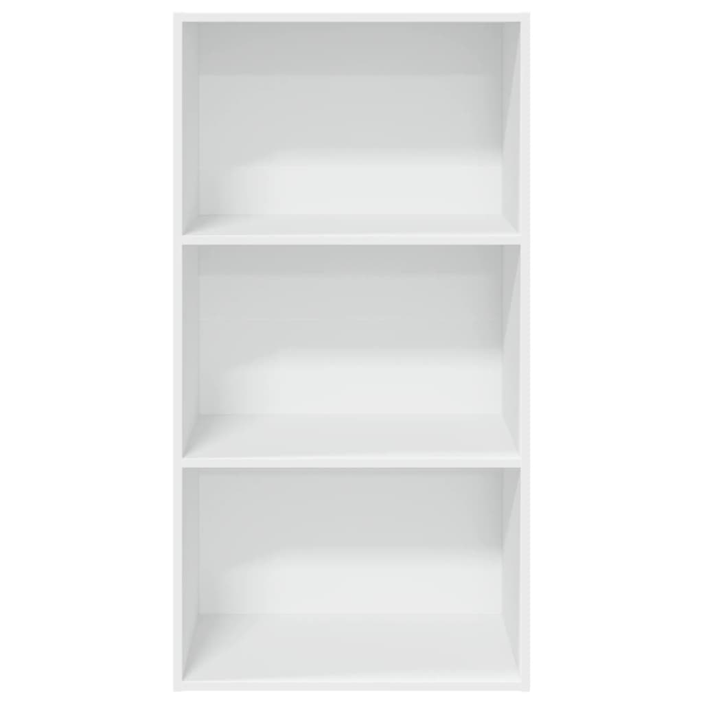 vidaXL Bücherregal Weiß 60x30x114 cm Holzwerkstoff