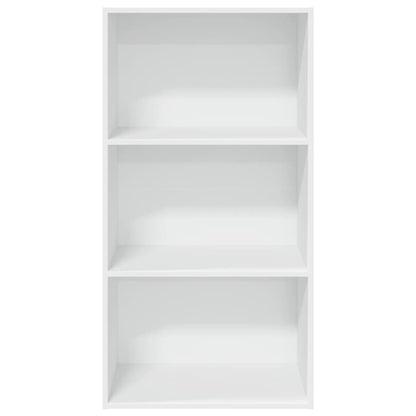 vidaXL Bücherregal Weiß 60x30x114 cm Holzwerkstoff