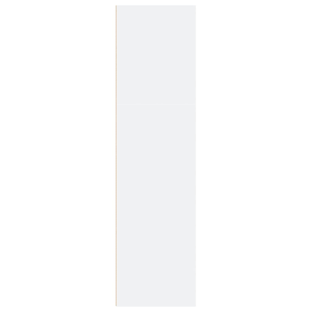 vidaXL Bücherregal Weiß 60x30x114 cm Holzwerkstoff
