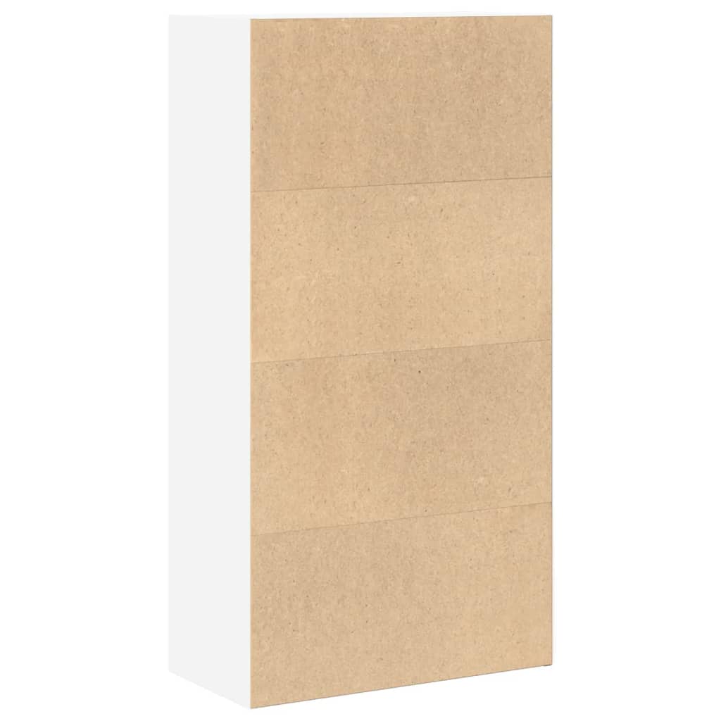 vidaXL Bücherregal Weiß 60x30x114 cm Holzwerkstoff