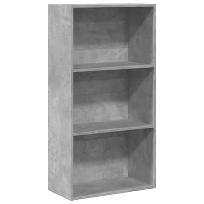 vidaXL Bücherregal Betongrau 60x30x114 cm Holzwerkstoff
