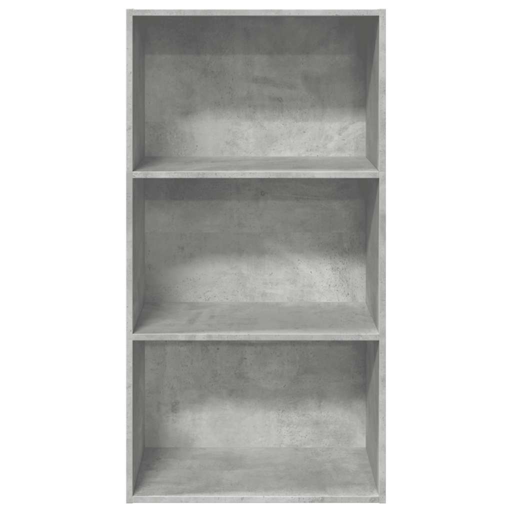 vidaXL Bücherregal Betongrau 60x30x114 cm Holzwerkstoff