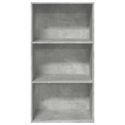 vidaXL Bücherregal Betongrau 60x30x114 cm Holzwerkstoff