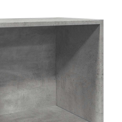 vidaXL Bücherregal Betongrau 60x30x114 cm Holzwerkstoff