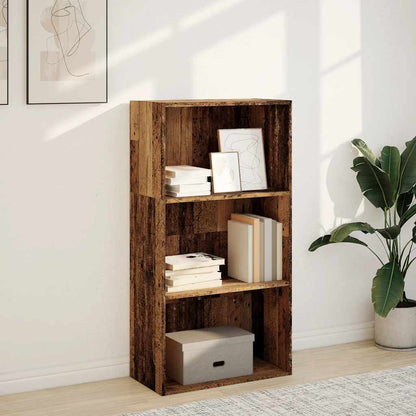 vidaXL Bibliothèque aspect bois recyclé 60x30x114 cm Bois d'ingénierie
