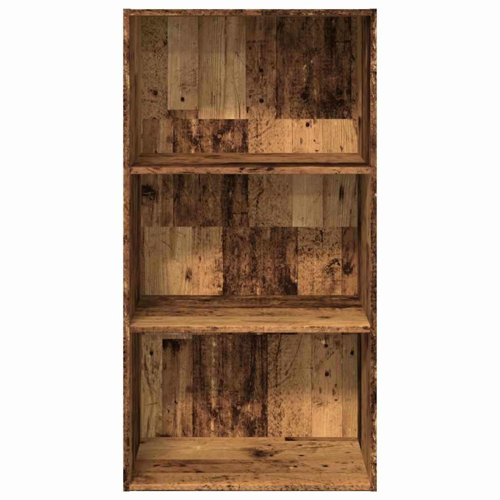 vidaXL Bibliothèque aspect bois recyclé 60x30x114 cm Bois d'ingénierie