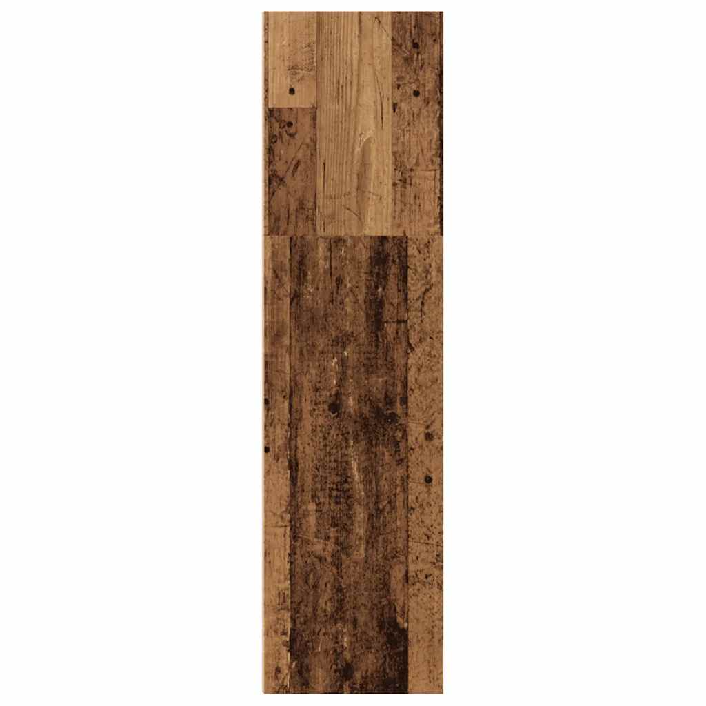 vidaXL Bibliothèque aspect bois recyclé 60x30x114 cm Bois d'ingénierie