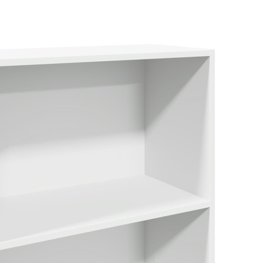 vidaXL Bücherregal Weiß 60x30x152 cm Holzwerkstoff