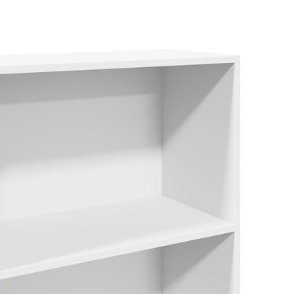 vidaXL Bücherregal Weiß 60x30x152 cm Holzwerkstoff