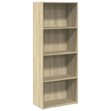 vidaXL Bücherregal Sonoma-Eiche 60x30x152 cm Holzwerkstoff