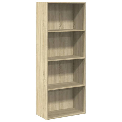 vidaXL Bücherregal Sonoma-Eiche 60x30x152 cm Holzwerkstoff