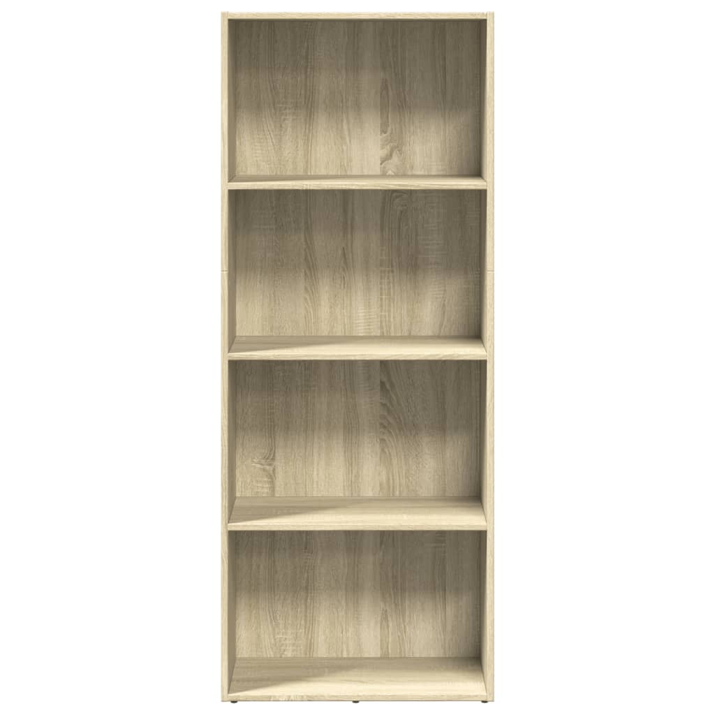 vidaXL Bücherregal Sonoma-Eiche 60x30x152 cm Holzwerkstoff