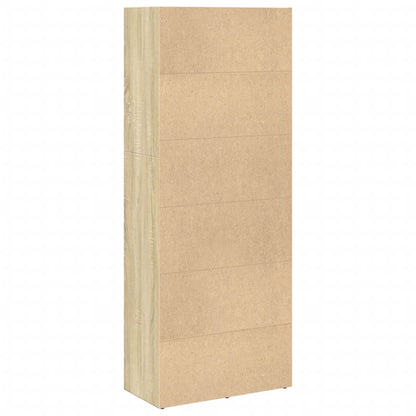 vidaXL Bücherregal Sonoma-Eiche 60x30x152 cm Holzwerkstoff