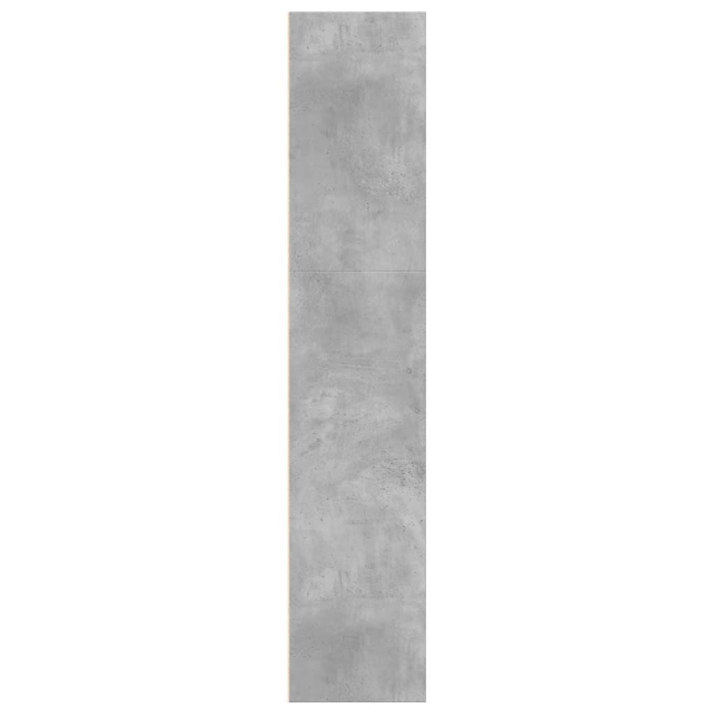 vidaXL Bücherregal Betongrau 60x30x152 cm Holzwerkstoff