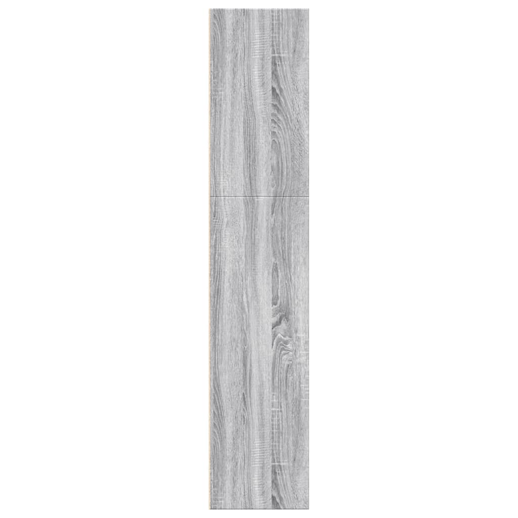 vidaXL Bücherregal Grau Sonoma 60x30x152 cm Holzwerkstoff