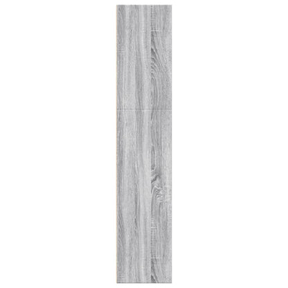 vidaXL Bücherregal Grau Sonoma 60x30x152 cm Holzwerkstoff
