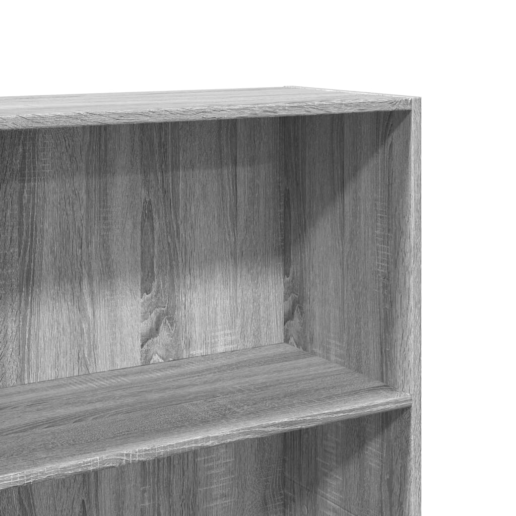 vidaXL Bücherregal Grau Sonoma 60x30x152 cm Holzwerkstoff