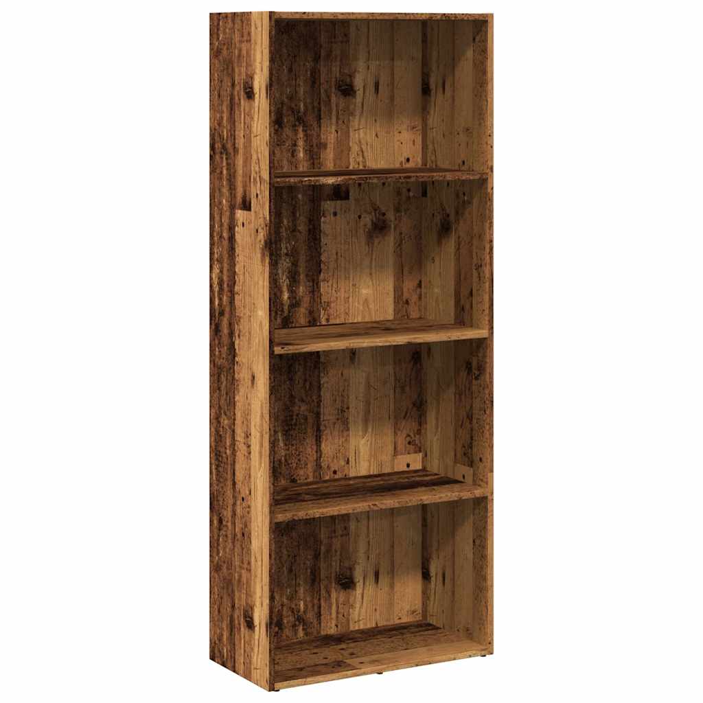vidaXL Bücherregal Altholz-Optik 60x30x152 cm Holzwerkstoff