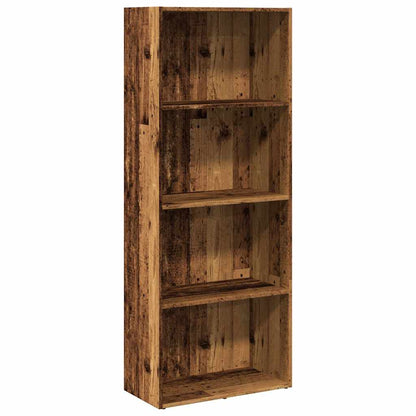 vidaXL Bücherregal Altholz-Optik 60x30x152 cm Holzwerkstoff