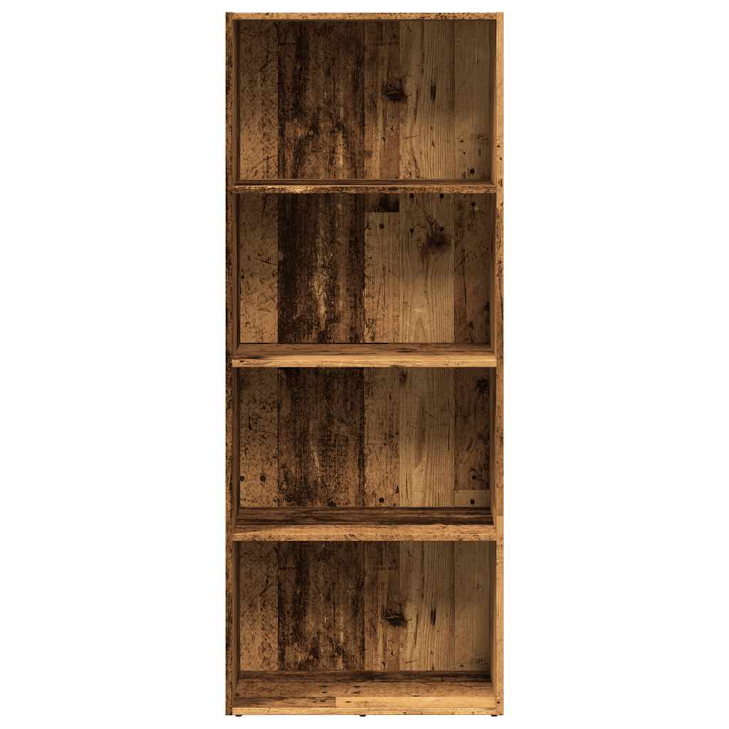 vidaXL Bücherregal Altholz-Optik 60x30x152 cm Holzwerkstoff