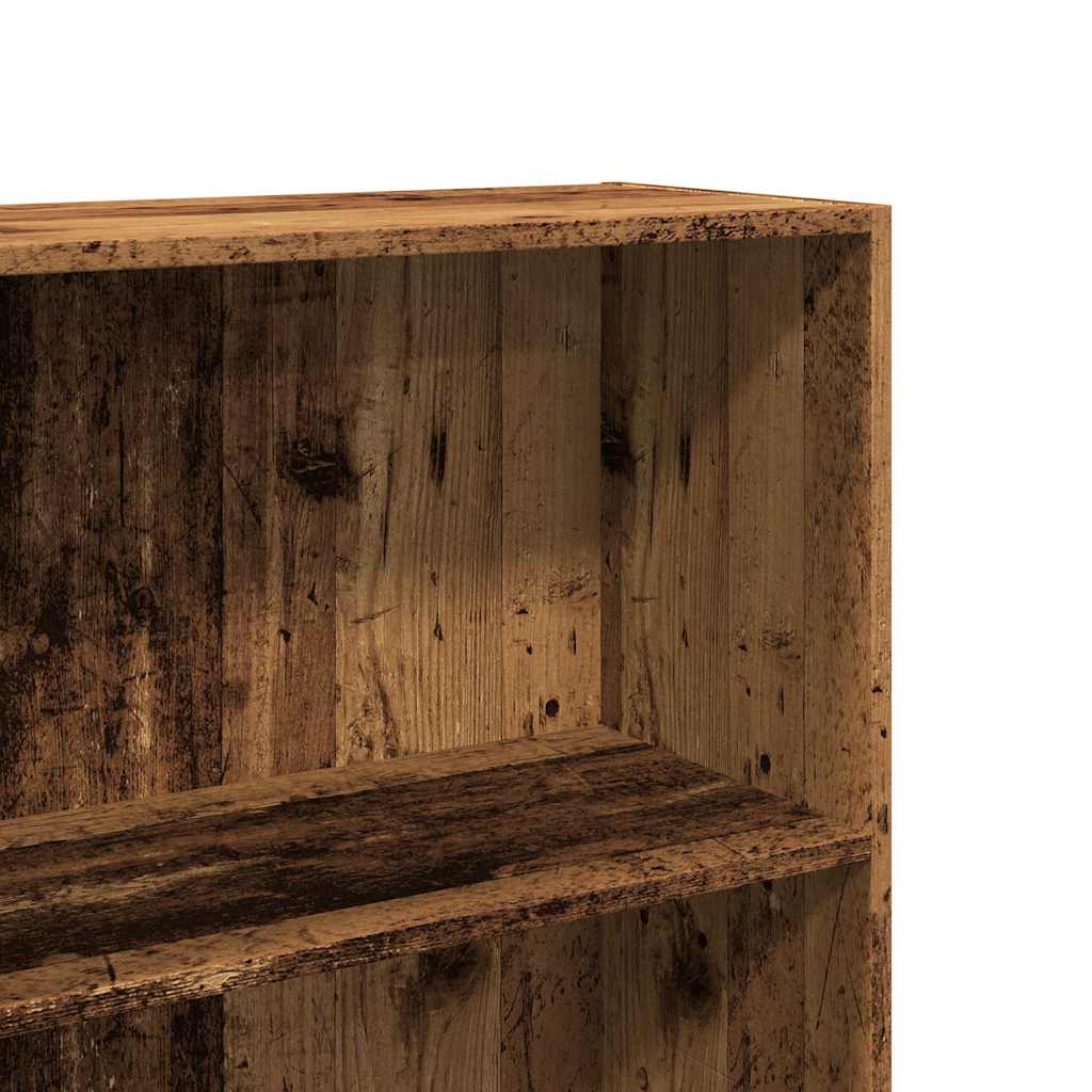 vidaXL Bücherregal Altholz-Optik 60x30x152 cm Holzwerkstoff