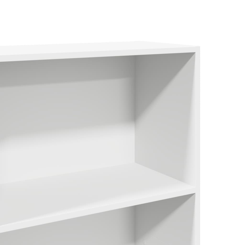 vidaXL Bücherregal Weiß 60x30x189 cm Holzwerkstoff
