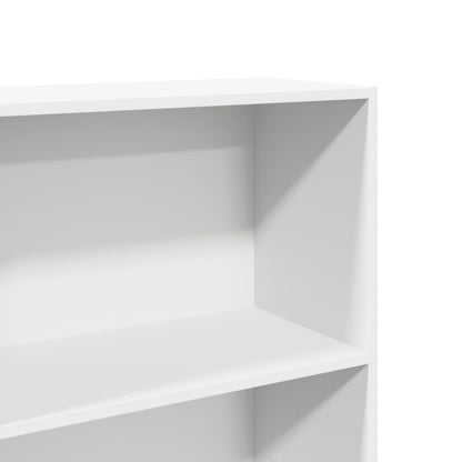 vidaXL Bücherregal Weiß 60x30x189 cm Holzwerkstoff
