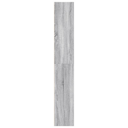 vidaXL Bücherregal Grau Sonoma 60x30x189 cm Holzwerkstoff