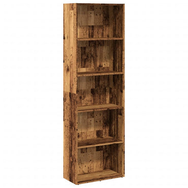 vidaXL Bücherregal Altholz-Optik 60x30x189 cm Holzwerkstoff