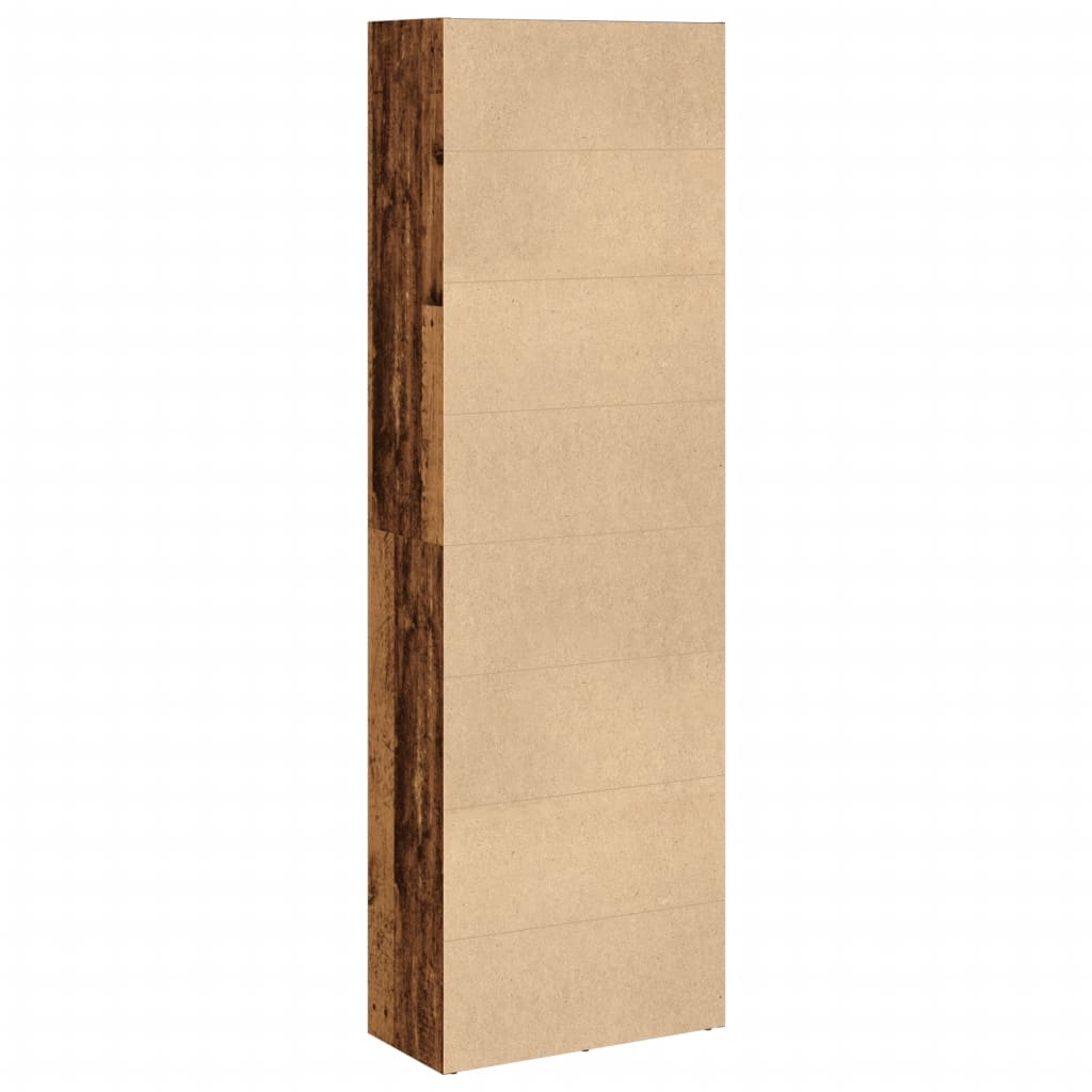 vidaXL Bücherregal Altholz-Optik 60x30x189 cm Holzwerkstoff