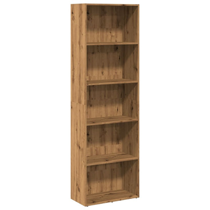 vidaXL Bücherregal Artisan-Eiche 60x30x189 cm Holzwerkstoff