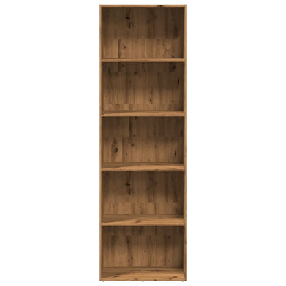 vidaXL Bücherregal Artisan-Eiche 60x30x189 cm Holzwerkstoff