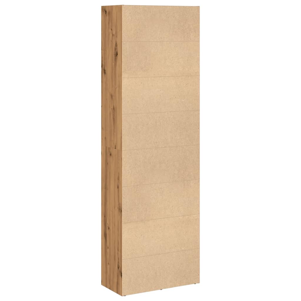vidaXL Bücherregal Artisan-Eiche 60x30x189 cm Holzwerkstoff