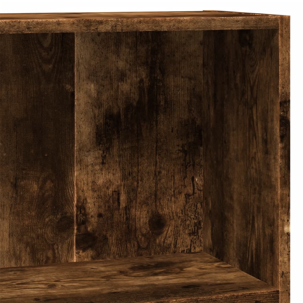 vidaXL Bücherregal Räuchereiche 80x30x77 cm Holzwerkstoff
