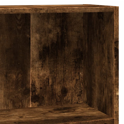 vidaXL Bücherregal Räuchereiche 80x30x77 cm Holzwerkstoff