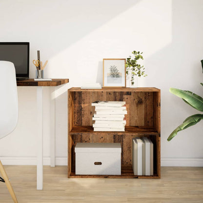 vidaXL Bücherregal Altholz-Optik 80x30x77 cm Holzwerkstoff