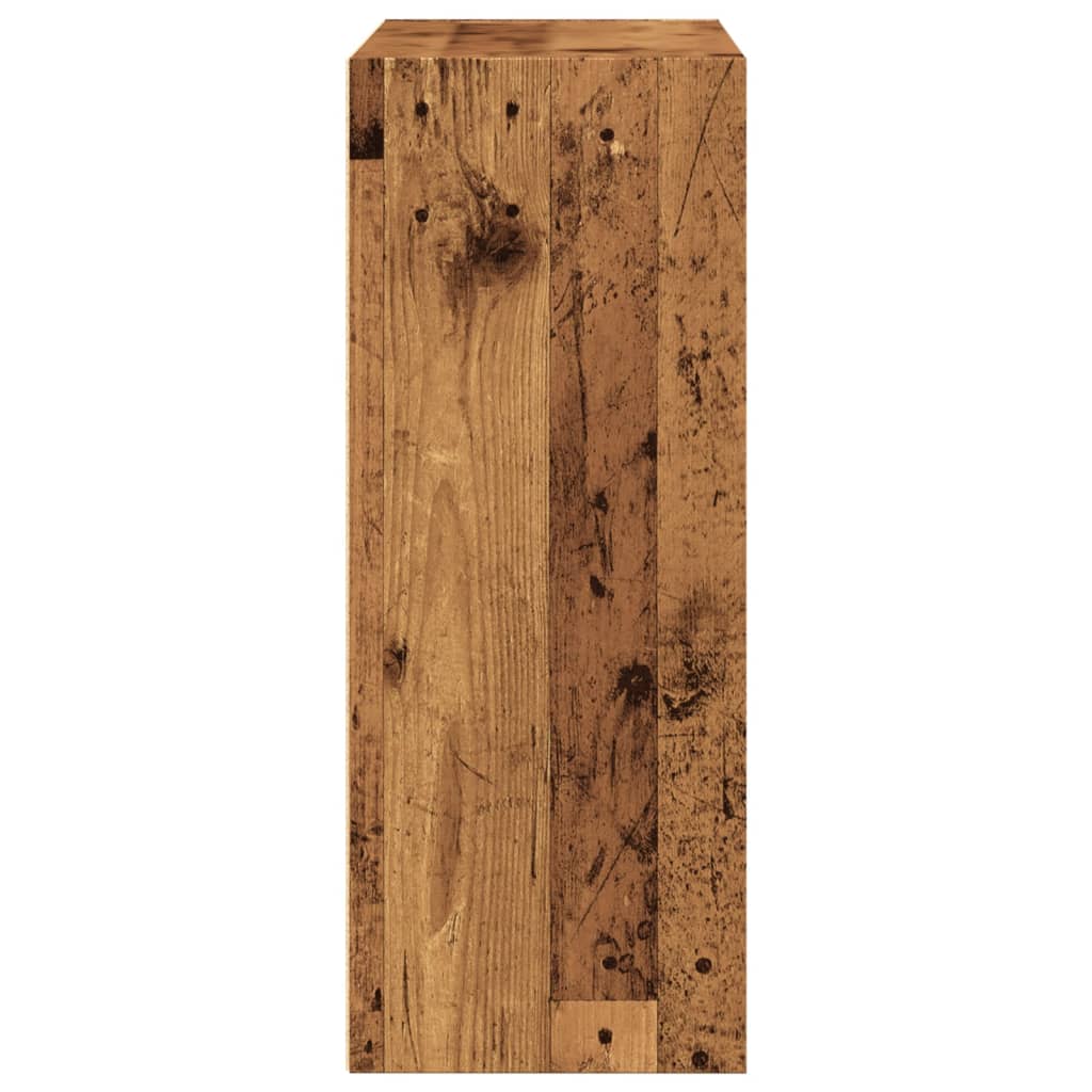 vidaXL Bücherregal Altholz-Optik 80x30x77 cm Holzwerkstoff