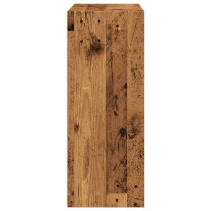 vidaXL Bücherregal Altholz-Optik 80x30x77 cm Holzwerkstoff