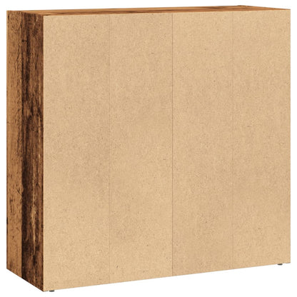 vidaXL Bücherregal Altholz-Optik 80x30x77 cm Holzwerkstoff