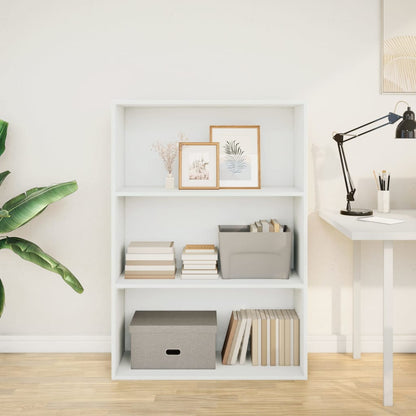 vidaXL Bücherregal Weiß 80x30x114 cm Holzwerkstoff